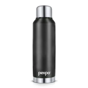 Pexpo Extreme Thermos Uv Printed Design Bottle (Knight Black) 800Ml