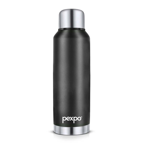 Pexpo Extreme Thermos Uv Printed Design Bottle (Knight Black) 800Ml