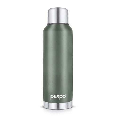Pexpo Extreme Thermos Uv Printed Design Bottle (Military Green) 800Ml