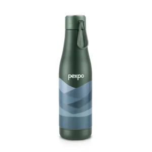 Pexpo Infinity Art Uv Printed Design Bottle (Military Green) 750Ml