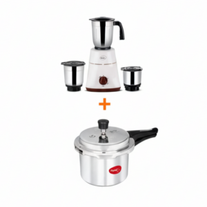 Pigeon Swifty Mixer Grinder+Smart Pressure Cooker Combo