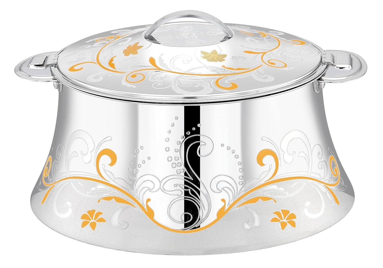 Pradeep Hotpot Ava With Lid (Gold) (2000Ml)