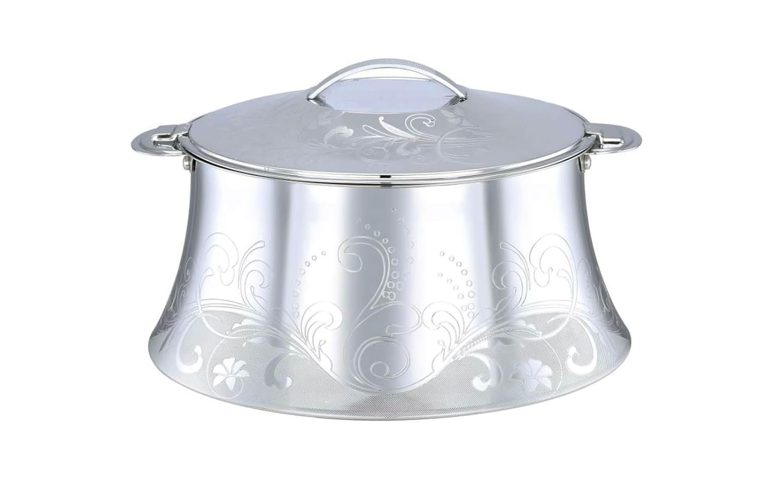 Pradeep Hotpot Ava With Lid (Silver) (7500Ml)