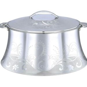 Pradeep Hotpot Ava With Lid (Silver) (2500Ml)