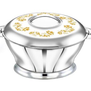 Pradeep Hotpot Bloom With Lid (Gold) (5000Ml)