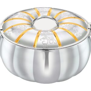 Pradeep Hotpot Diya With Lid (Gold) (5000Ml)