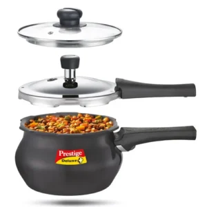 Prestige Cooker-Handi Deluxe Duo+ Hard W/G Lid 3L