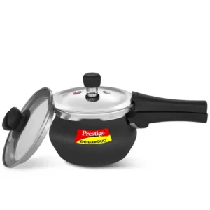 Prestige Cooker-Handi Deluxe Duo+ Hard W/G Lid 2L