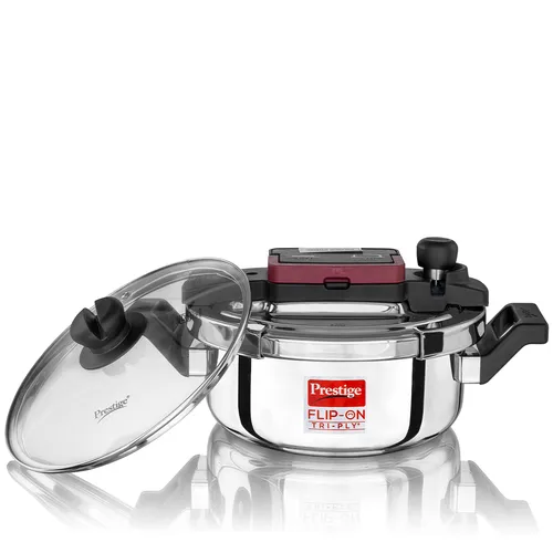 Prestige Flip-On Triply Svachh 3L 22Cm Pressure Cooker