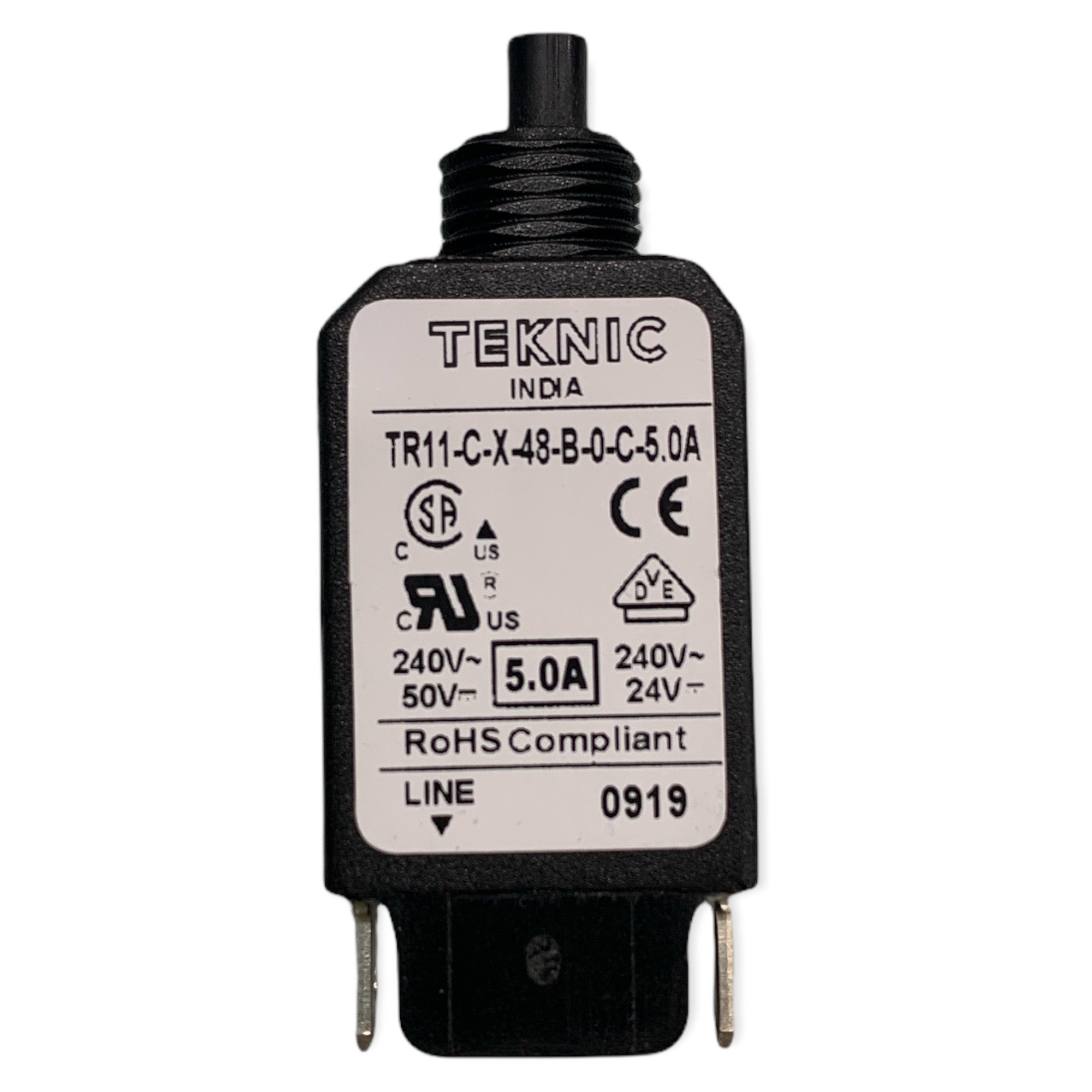 Teknic Circuit breaker switch 5.0A ( 19-Pieces)