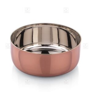 KESARIYA ROSE GOLD STRAIGHT KATORI