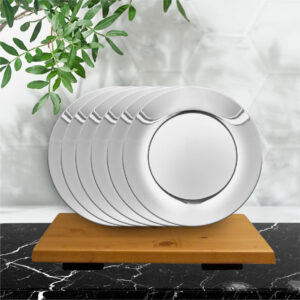 Stainless Steel 6 PCS Full Plate Signature - Shiny