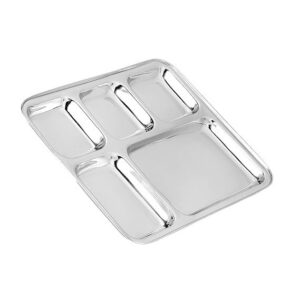 Mirror Square Bhojan Thal (5 In 1)