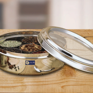 Llm Masala Dabba With Glass Lid (No. 3)