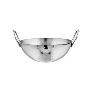 KESARIYA 18 CM/ 1 LTR THICKPLY HAMMERED KADHAI