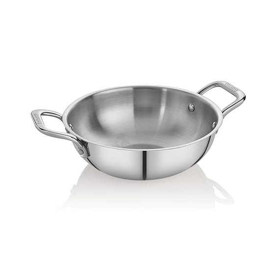 KESARIYA 25.5 CM/ 2.5 LTR THICKPLY KADHAI