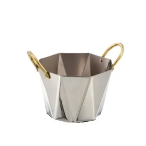 KESARIYA SS SERVING BOWL HEXA
