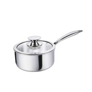 Alda Bueno Tri-Ply SS Sauce Pan With Lid 14Cm (1.0L)