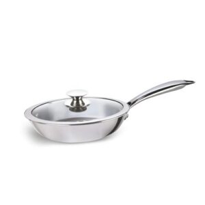 Alda Bueno Tri-Ply SS Fry Pan With Lid 26Cm