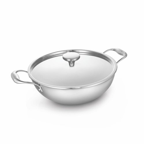 Alda Vitale Tri-Ply SS Casserole With Lid 30Cm (9.8L)