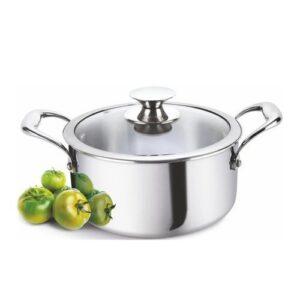 Alda Bueno Tri-Ply SS Casserole With Lid 24Cm (5.0L)