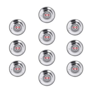 KESARIYA 8.8 CM GLASS COVER(SET OF 10)