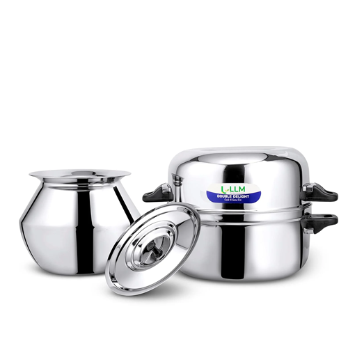 Llm Double Delight With Lid (Cook & Serve Pot) – 1.5 Kg