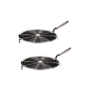 Petals SS Grace Pappad/Pizza Roaster Small(Set Of 2)