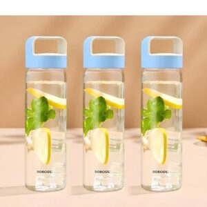 Borosil Glass W/B-Neo Blue Lid 550Ml