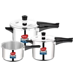 Pigeon Elite Shine Trio Combi 3Ply 2+3+5L Cooker