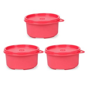 Varmora SS Magnum Bowl 200Ml Pink(Set Of 3)