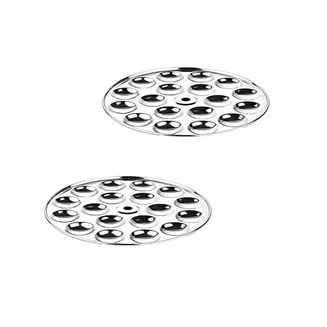 KESARIYA 19.5 CM IDLY PLATE MINI(SET OF 2)