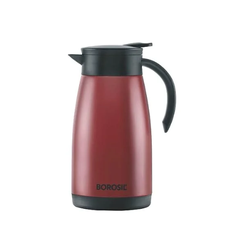 Borosil Tea Pot-1.5Ltr Red