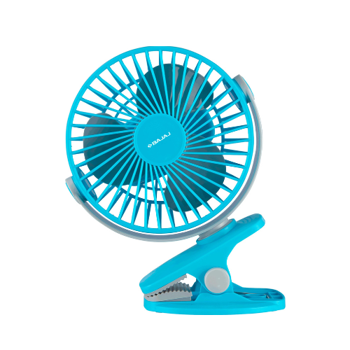 Bajaj Personal Fan Pygmy Mini 110Mm Cerulean Blue (251267)