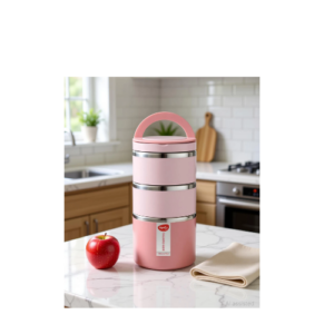 Pigeon Thermo Tiffin P3 Pink