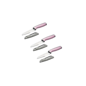 Petals Knife With Blade Cover Utility(Set Of 3)