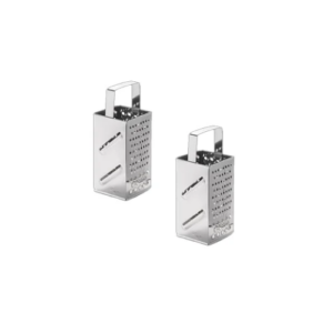 Petals SS Square Grater(Set Of 2)