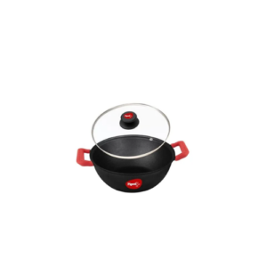 Pigeon Imperi Cast Iron Kadai With Lid 240Mm