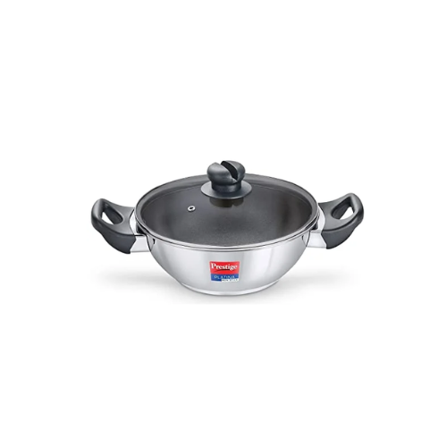 Prestige Kadai-Platina Non Stick 240Mm W/Lid 2.8L