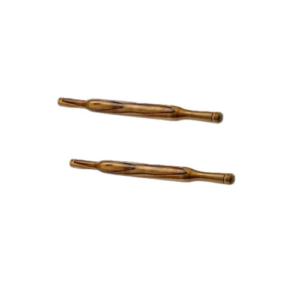 Petals Ethnic Teak Roller(Set Of 2)