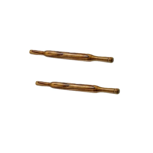 Petals Ethnic Teak Roller(Set Of 2)