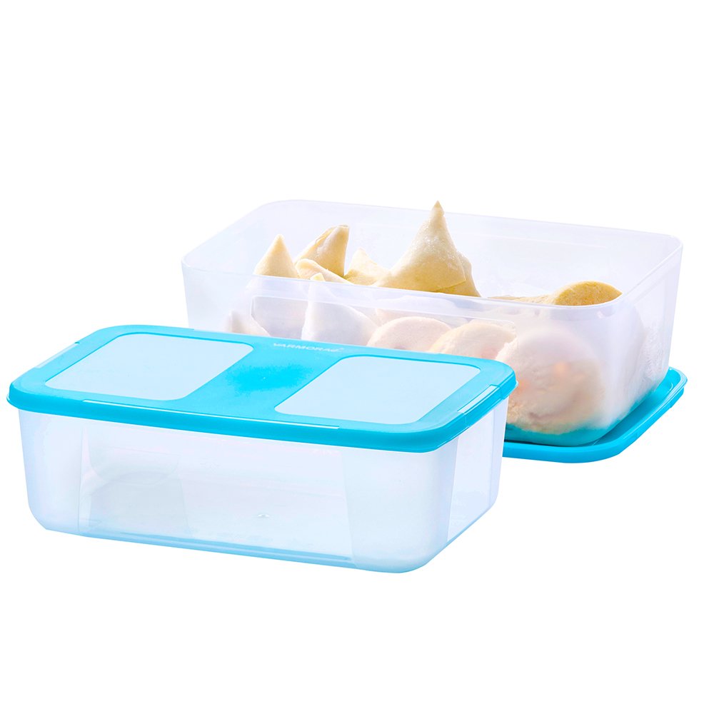 Varmora Freezer Safe Container 1800Ml Set Of 2