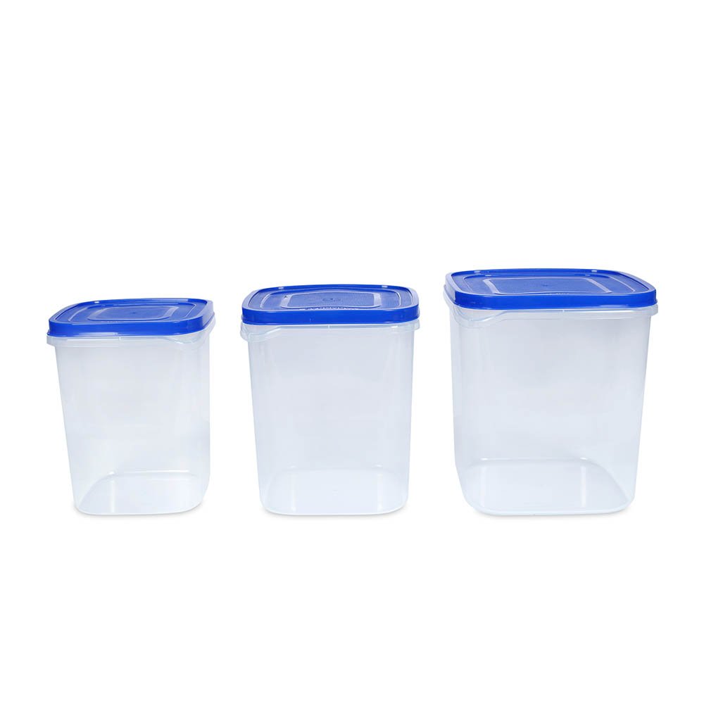 Varmora Glory Square Container Set Of 3 (5, 7, 10 LTR)