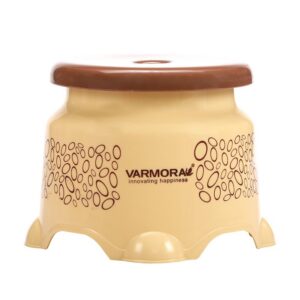 Varmora Royal Round Stool (Beige)