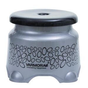 Varmora Royal Round Stool (Silver)