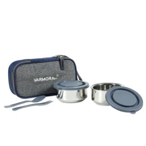 Varmora SS Eat N Fresh Lunch 300Ml 2 Pc Set