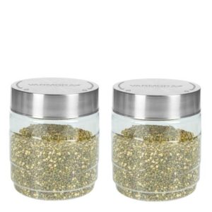 Varmora Store N Stack SS – Square 1050 ML Set Of 2