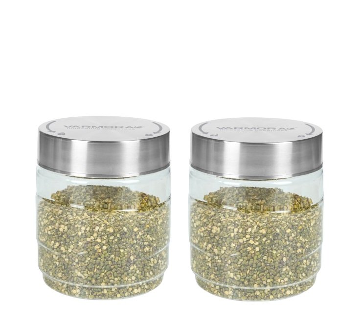 Varmora Store N Stack SS – Square 1050 ML Set Of 2