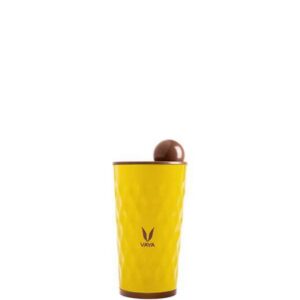 Vaya Drynk With Globe Lid 350Ml (Yellow)
