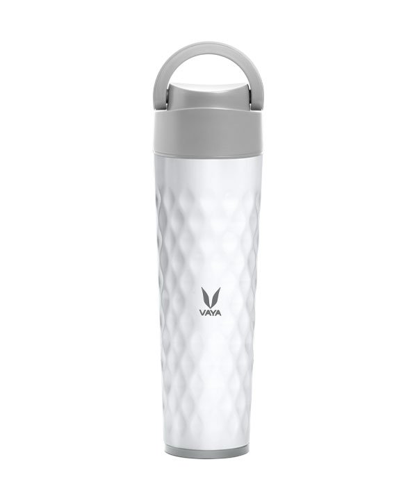 Vaya Drynk With Loop Lid 600Ml (White)
